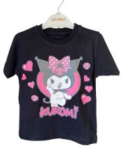 KIZ ÇOCUK KUROMİ BASKILI ŞORTLU 2'Lİ TAKIM