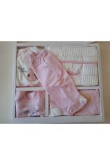 Tavşanlı Balonlu Kız Pembe Hastane Çıkışı-zıbın Seti