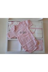 Tavşanlı Balonlu Kız Pembe Hastane Çıkışı-zıbın Seti