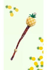 Bebek Çok Renkli Ananas Figürlü Emzik Tutucu