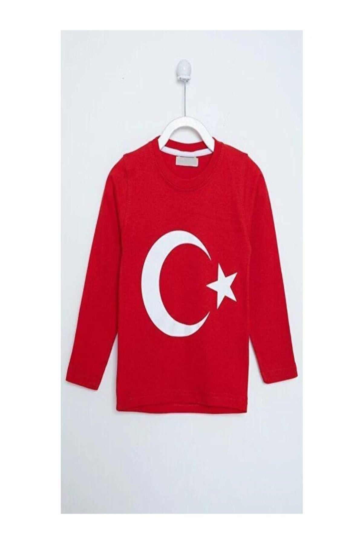 29 EKİM 23 NİSAN ÖZEL GÜN ATATÜRK BASKILI TÜRK BAYRAĞI BASKILI TİŞÖRT Kirmizi-Türkbayraği - 5-6 Yaş