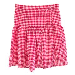 KIZ ÇOCUK PÖTİKARELİ ŞAPKALI ETEKLİ TAKIM